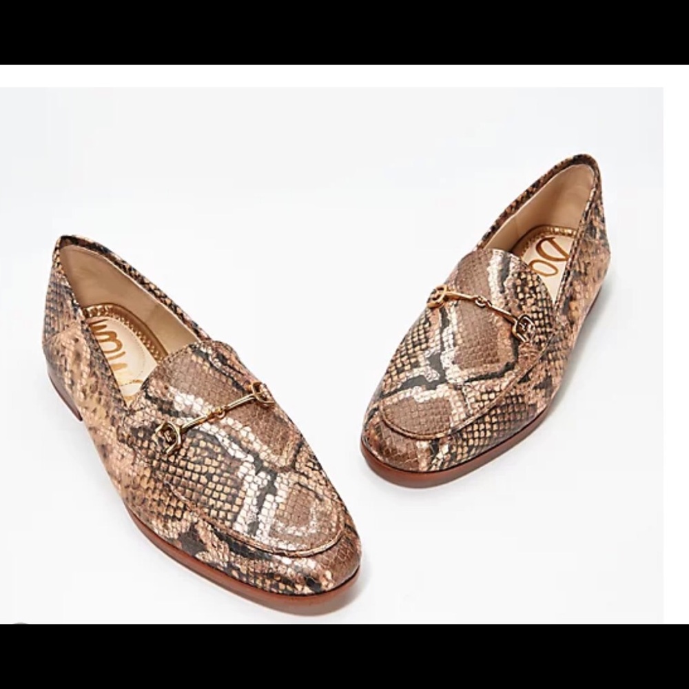 Sam Edelman snake skin loafer 8 M NIB